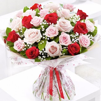 30 Mix rose bunch Online flower delivery in Jaipur Delivery Jaipur, Rajasthan